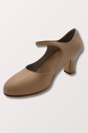 2.5 Inch Heel Manhattan Character Shoes - Caramel