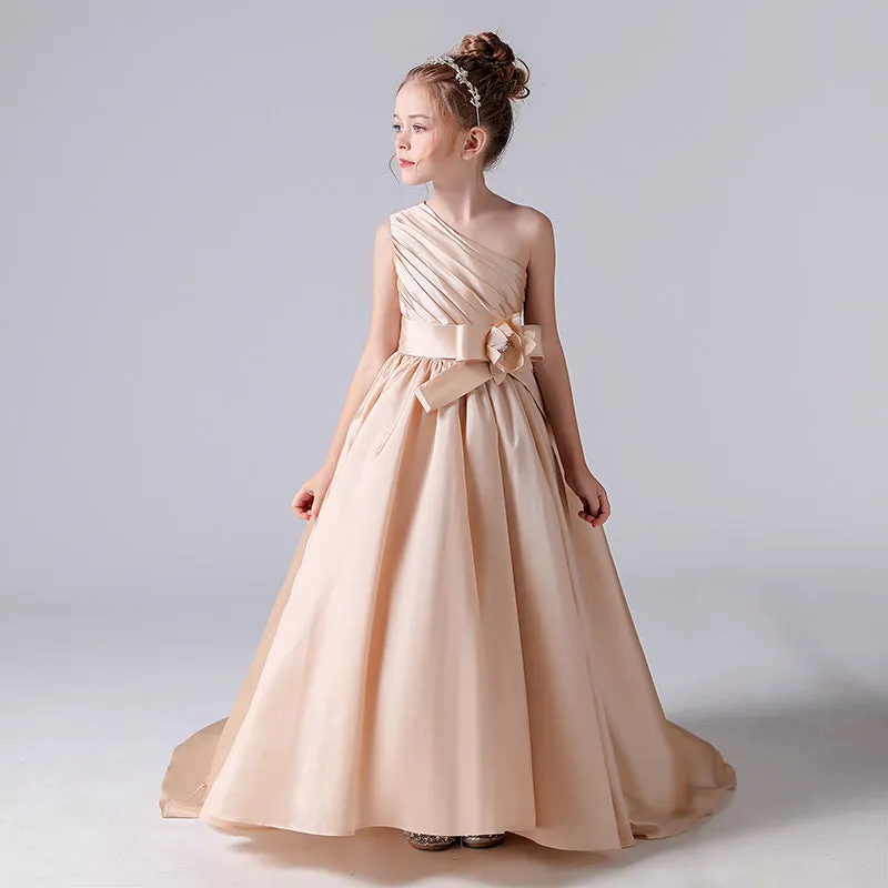 4-12 years old children's evening dress wedding stage performance girl dress