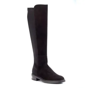 49723 - Black Suede Boots for Teen/Women by Pretty Ballerinas