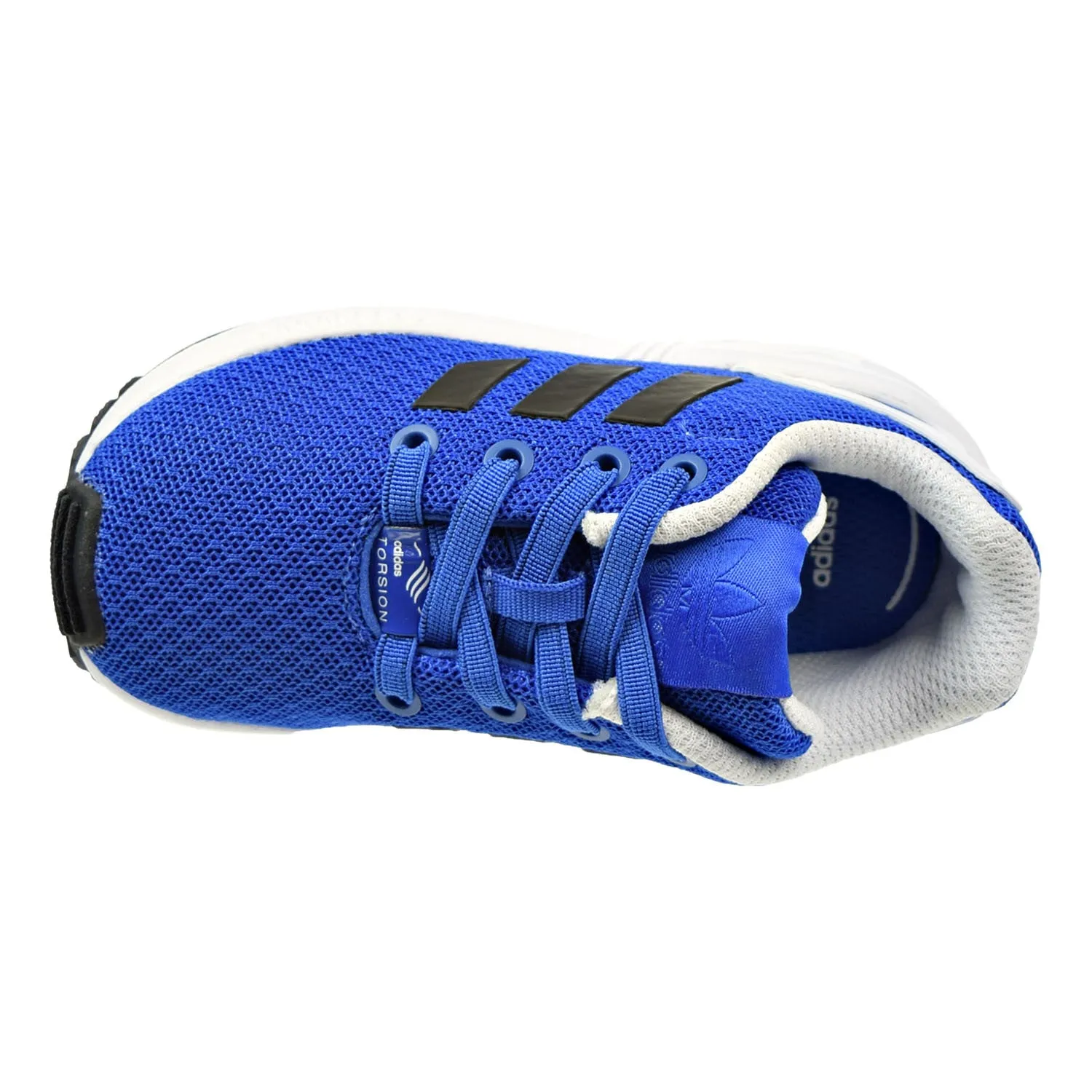Adidas Originals ZX Flux EL Infant Shoes Blue/Core Black/Footwear White