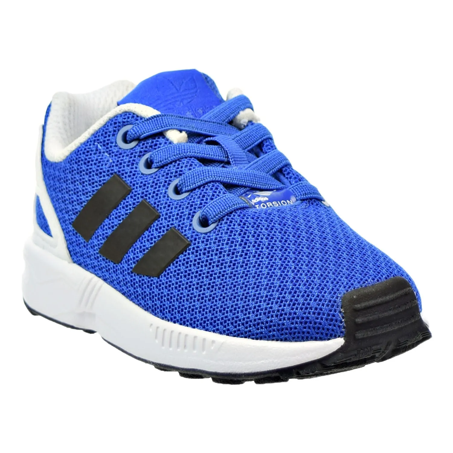 Adidas Originals ZX Flux EL Infant Shoes Blue/Core Black/Footwear White