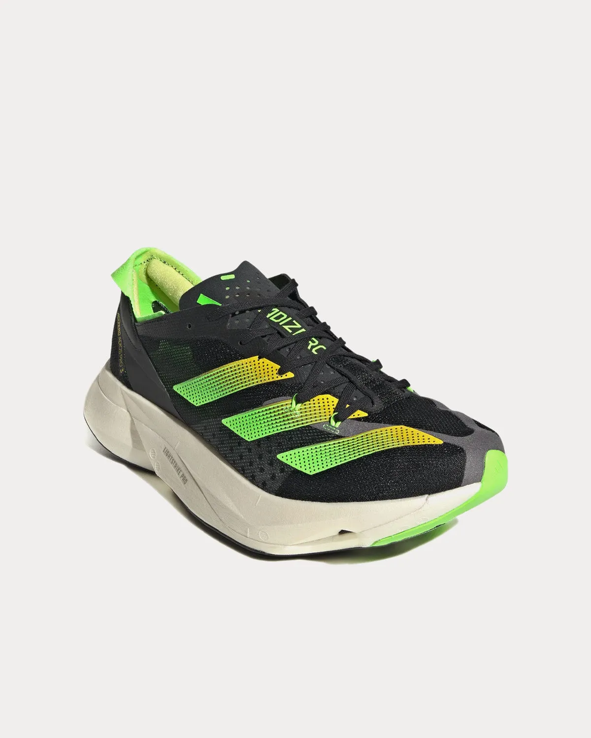 Adizero Adios Pro 3 Core Black / Beam Yellow / Solar Green Running Shoes