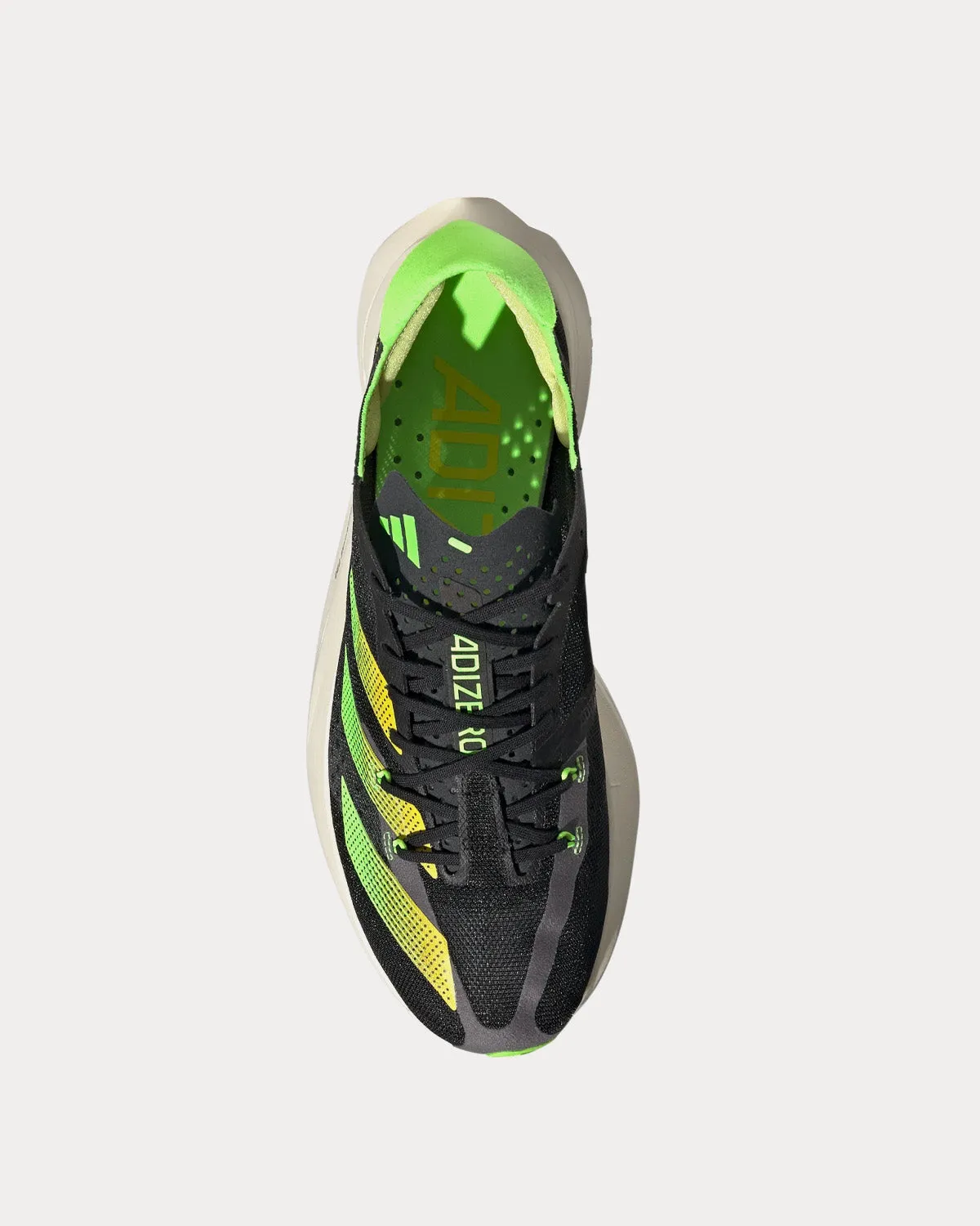 Adizero Adios Pro 3 Core Black / Beam Yellow / Solar Green Running Shoes