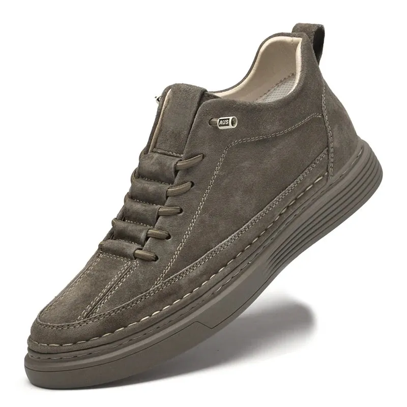 Aidase Luxury Brand Men Genuine Leather Shoes Lightweight Outdoor Walking Shoes Comfy High Quality Casual Oxford Shoe 