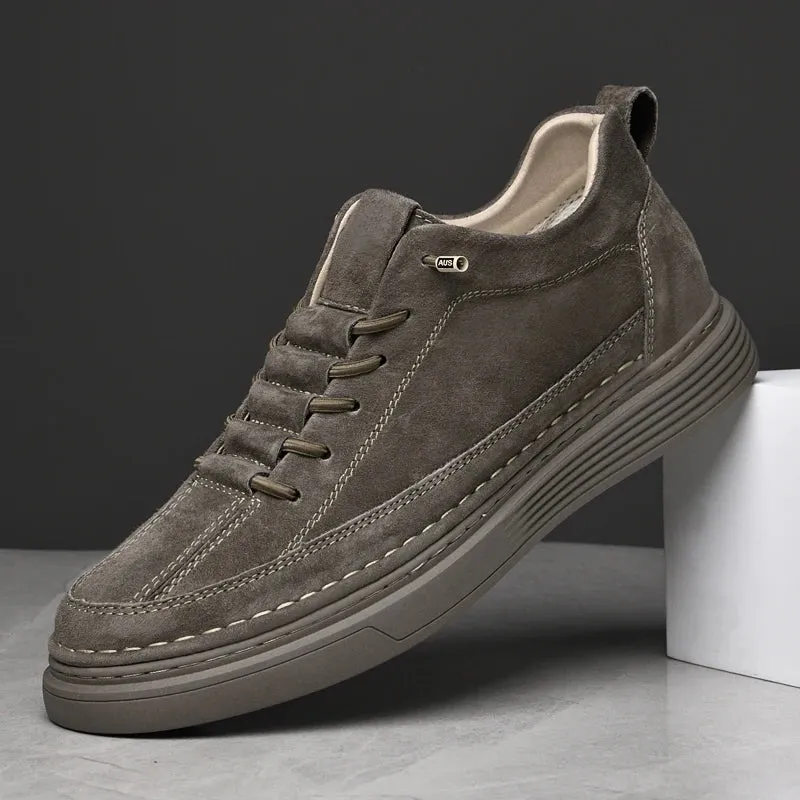 Aidase Luxury Brand Men Genuine Leather Shoes Lightweight Outdoor Walking Shoes Comfy High Quality Casual Oxford Shoe 