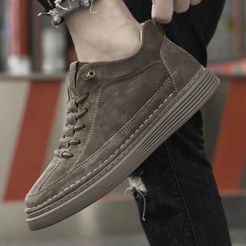 Aidase Luxury Brand Men Genuine Leather Shoes Lightweight Outdoor Walking Shoes Comfy High Quality Casual Oxford Shoe 