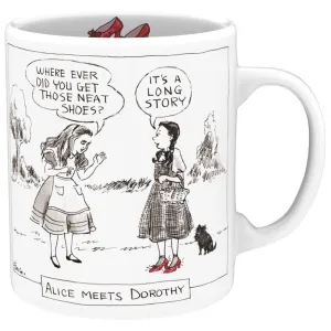 Alice Meets Dorothy Mug from New York Puzzle Company