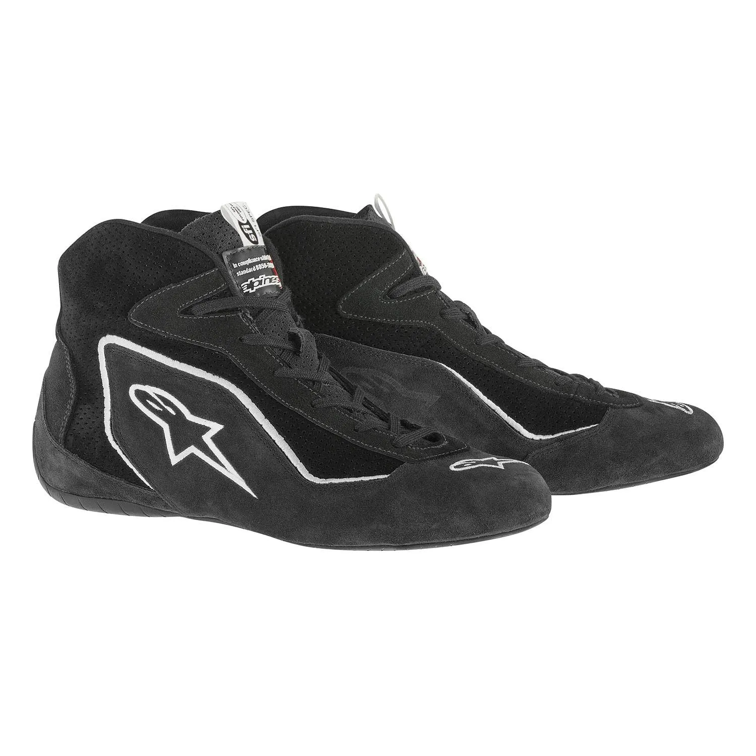 Alpinestars SP Shoes BLACK, BLUE AND BLACK, SELECTED ON DROP DOWN MENU