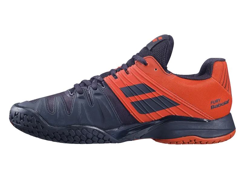 Babolat Propulse Fury All Court Tennis Shoes in Black/Red