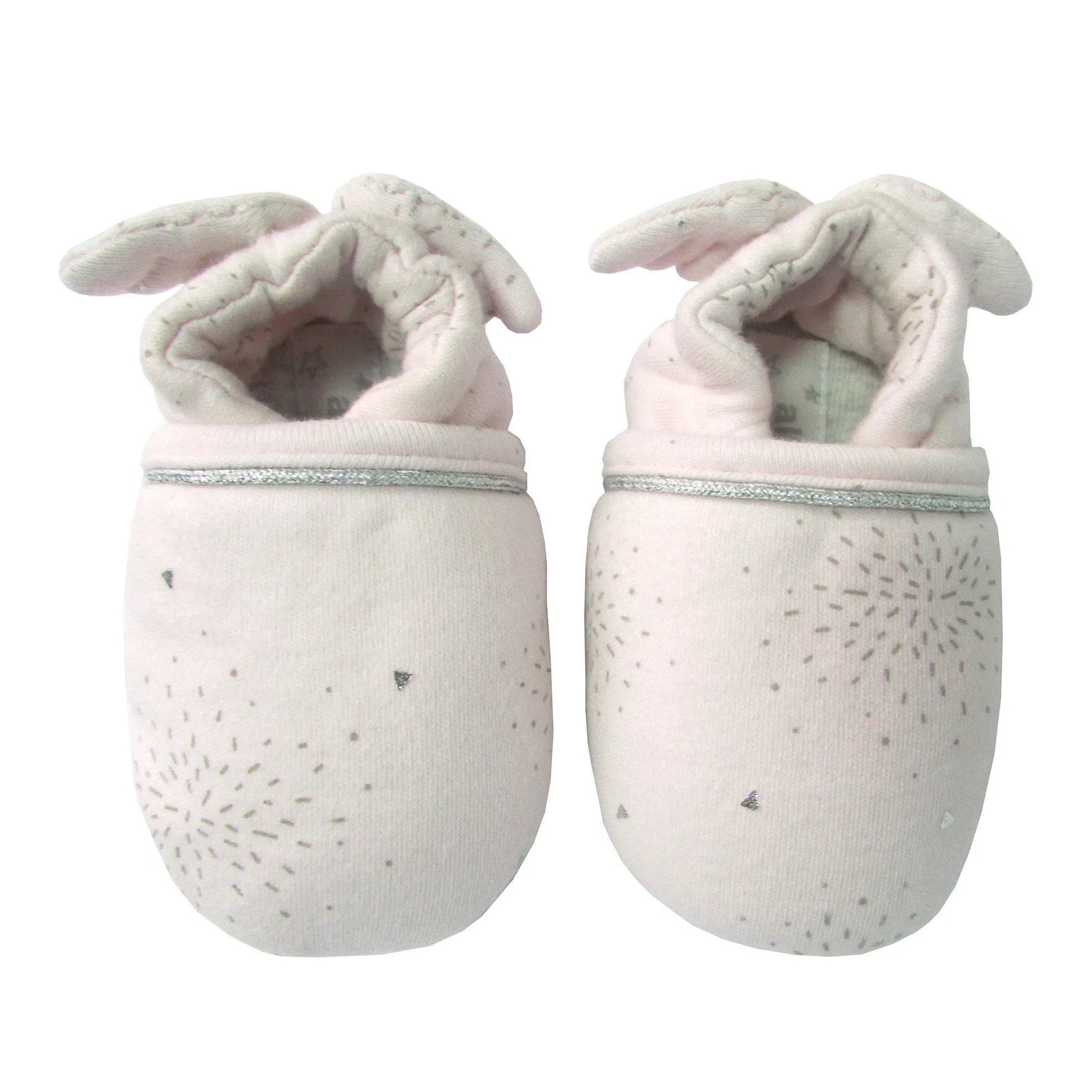 Baby Stardust Print Angel Booties
