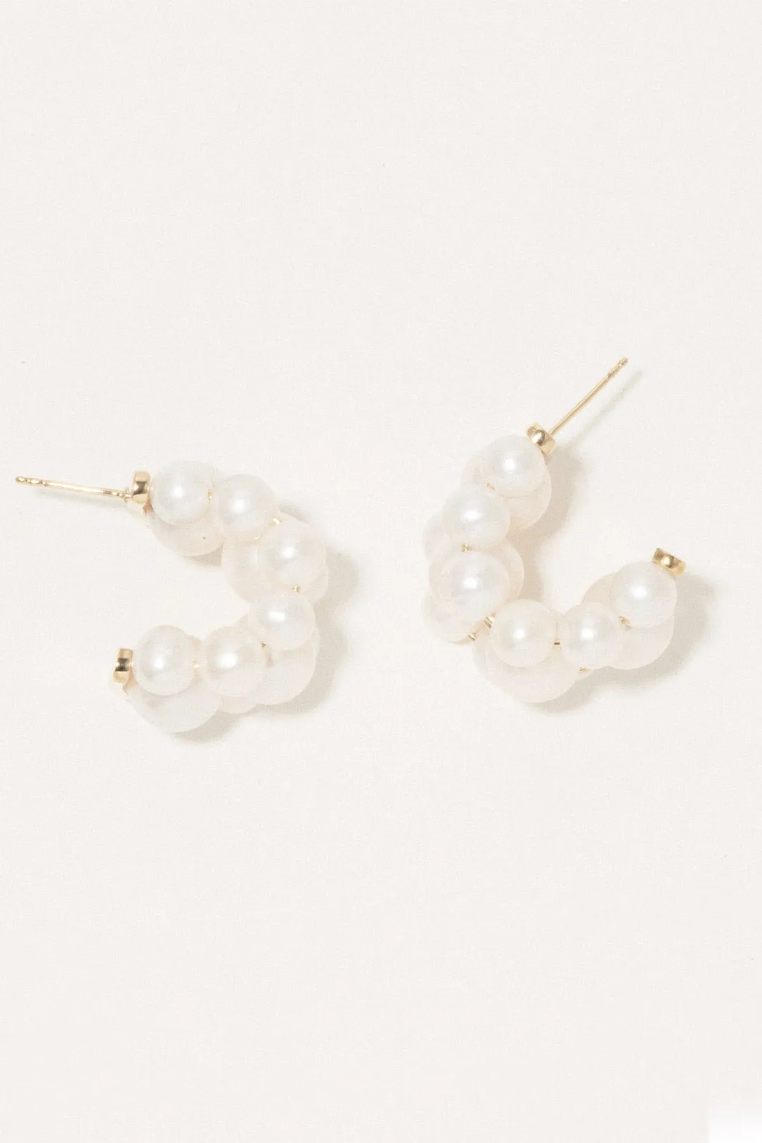 Bitter Butter  - Pearl and Gold Vermeil Earrings