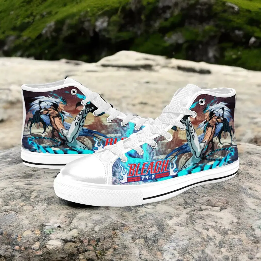 Bleach Grimmjow Jaegerjaquez Shoes High Top Sneakers for Kids and Adults
