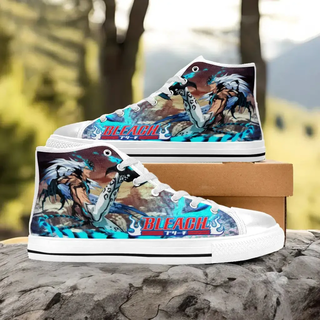Bleach Grimmjow Jaegerjaquez Shoes High Top Sneakers for Kids and Adults
