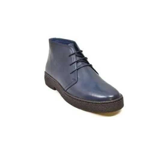 British Walkers Playboy Original High Top Men's Navy Blue Leather
