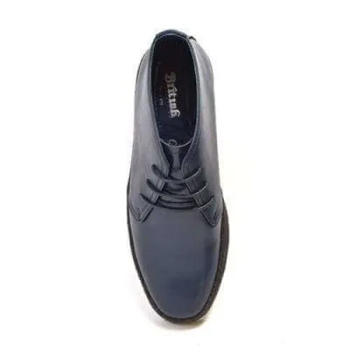 British Walkers Playboy Original High Top Men's Navy Blue Leather