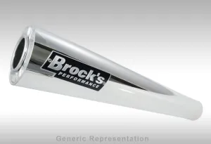 Brocks Performance 20" Street Meg Ultra-Light SS Full Exhaust System '99-'07 Suzuki Hayabusa GSXR1300R