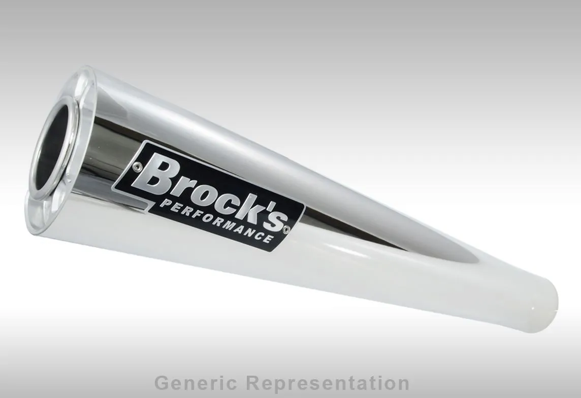 Brocks Performance 20" Street Meg Ultra-Light SS Full Exhaust System '99-'07 Suzuki Hayabusa GSXR1300R