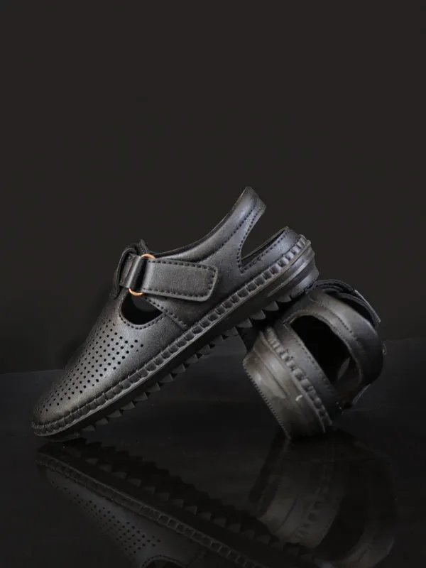 BS58 Boys Shoes 8Yrs - 12Yrs Black