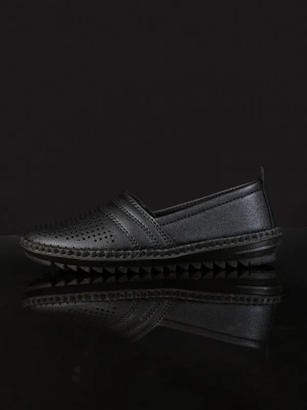 BS60 Boys Shoes 8Yrs - 17Yrs Black