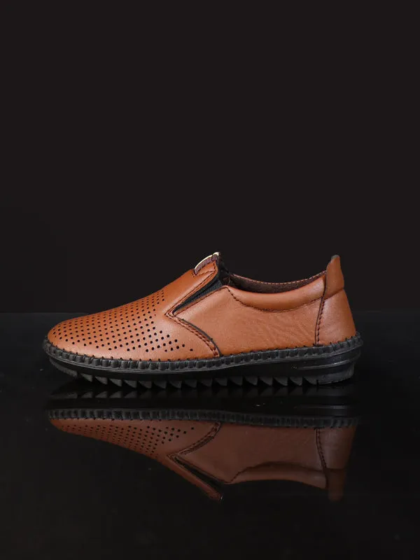 BS63 Boys Shoes 13Yrs - 17Yrs Brown