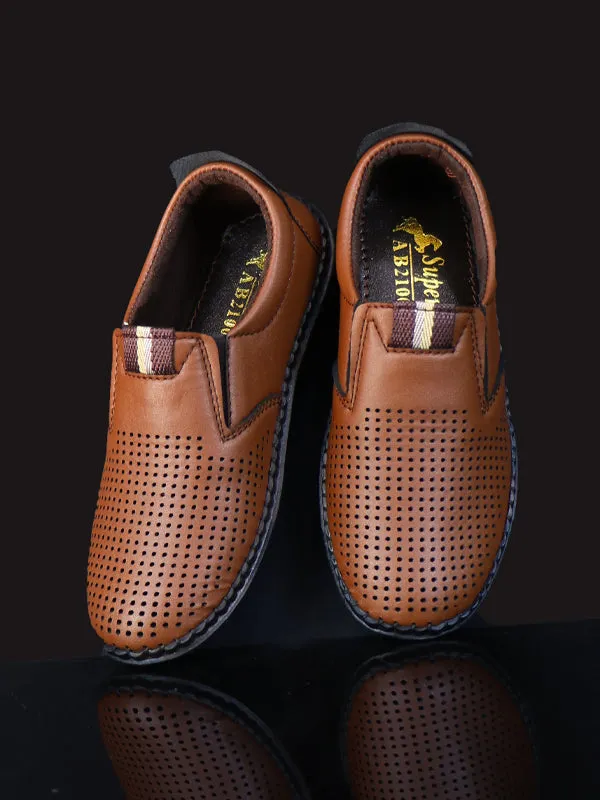 BS63 Boys Shoes 13Yrs - 17Yrs Brown