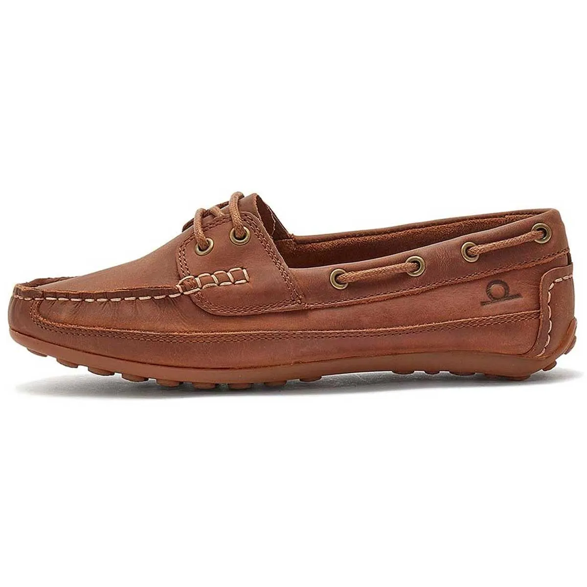 CHATHAM Ladies Cromer Driving Moccasins - Dark Tan