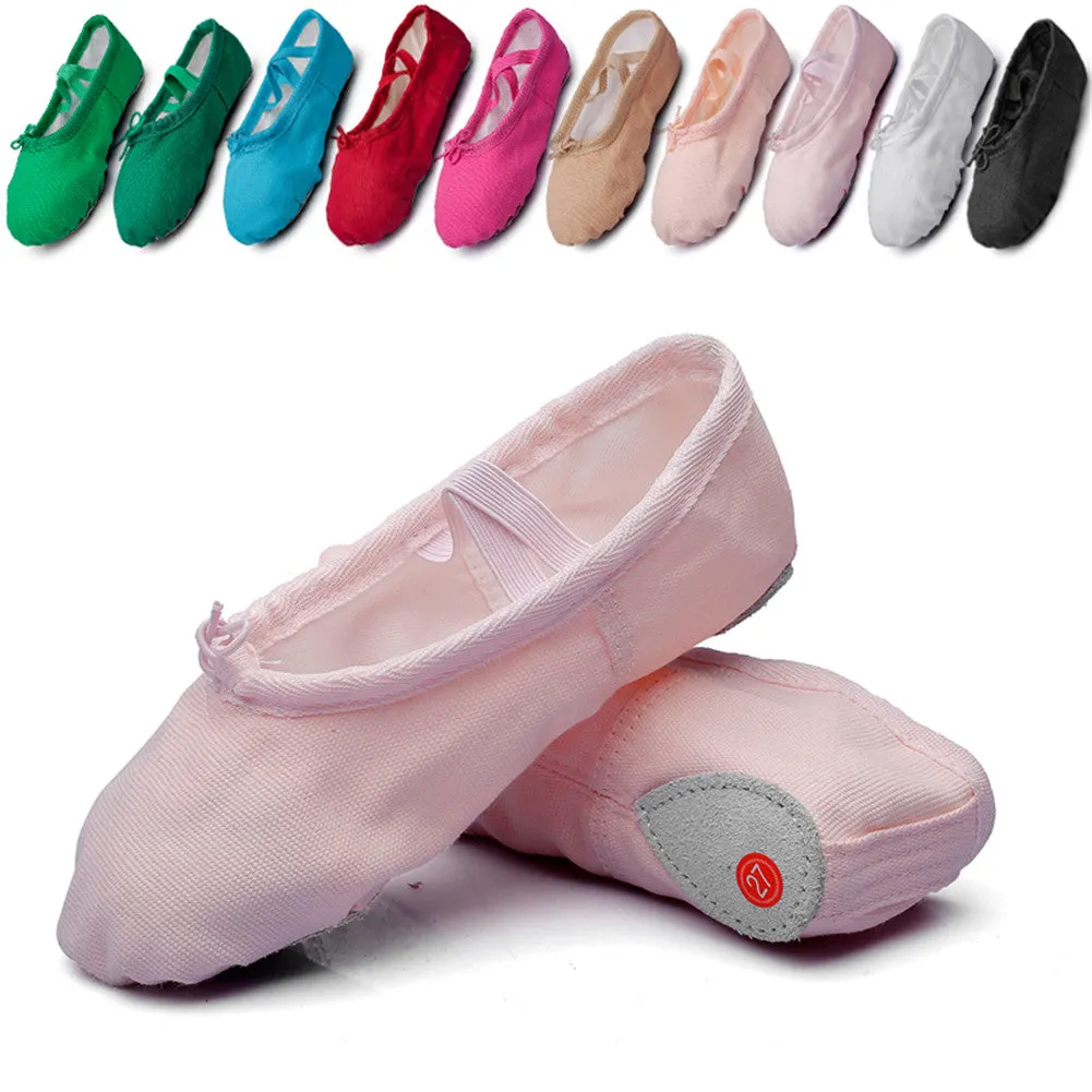 Child Ballet Dancing Slippers Yoga Performance Flats Indoor Shoes
