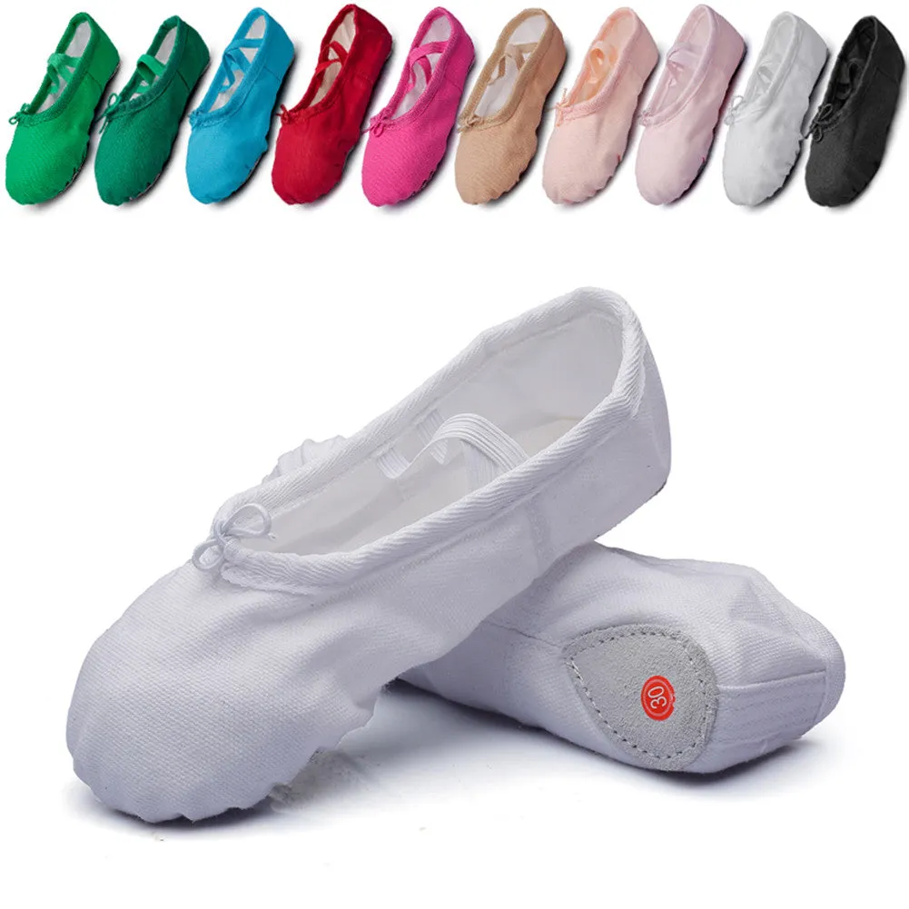 Child Ballet Dancing Slippers Yoga Performance Flats Indoor Shoes