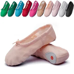 Child Ballet Dancing Slippers Yoga Performance Flats Indoor Shoes