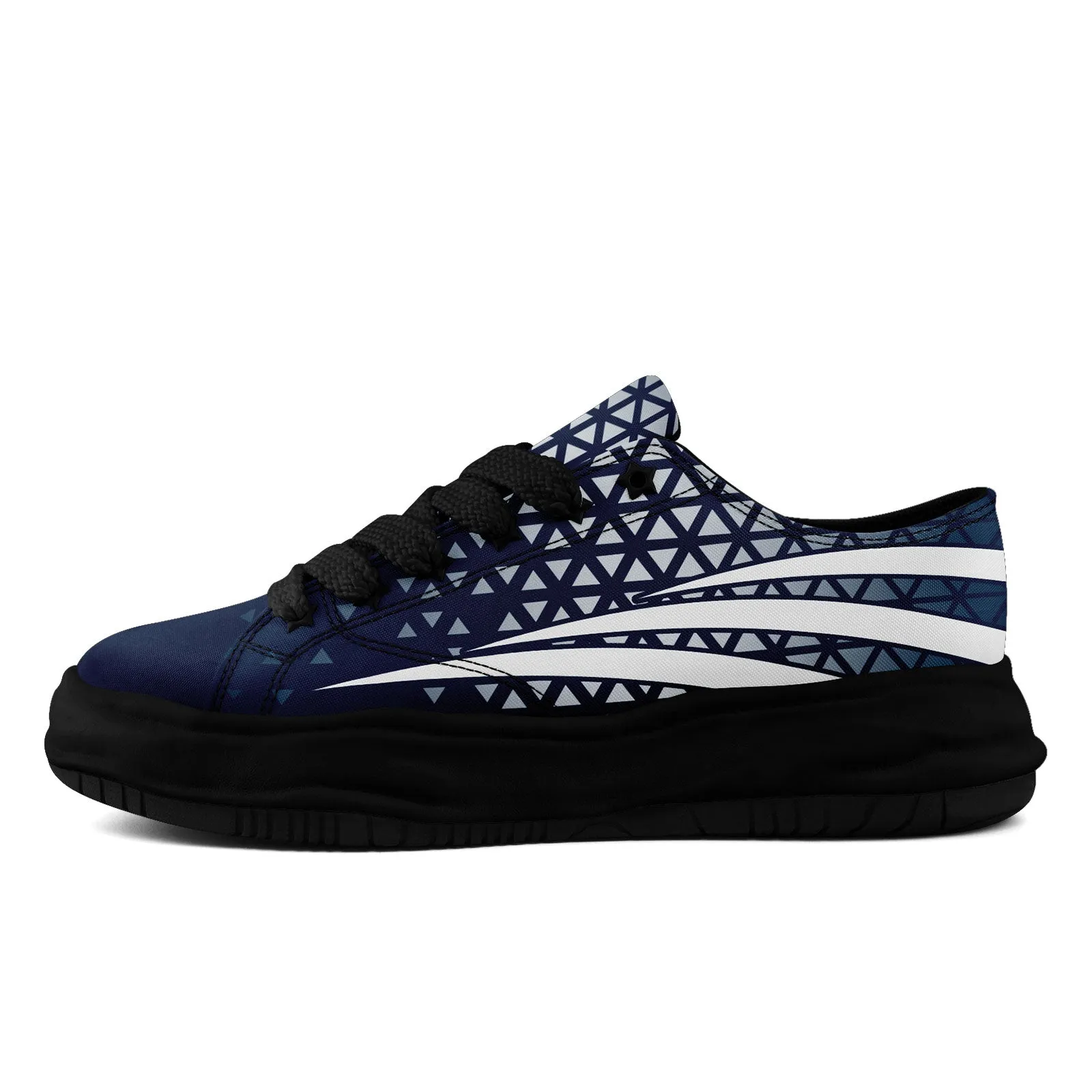 Custom Blue White Texas Shoes Personalized Sneaker FN038-D023003-9