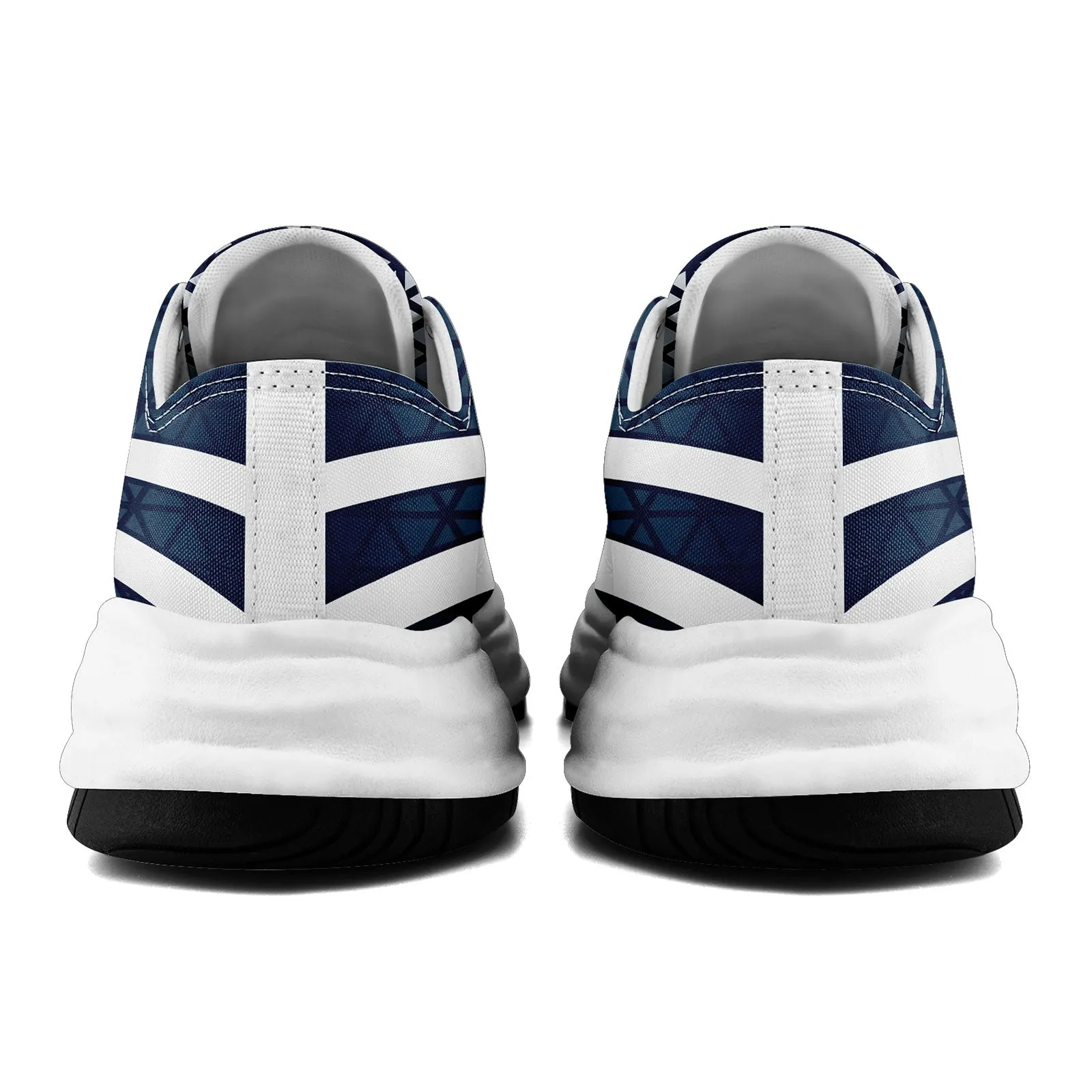 Custom Blue White Texas Shoes Personalized Sneaker FN038-D023003-9