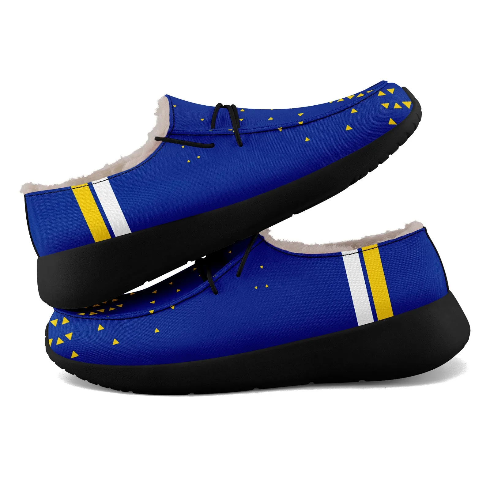 Custom Blue Yellow Los Angeles Shoes Personalized Sneaker FN042-D020279-15