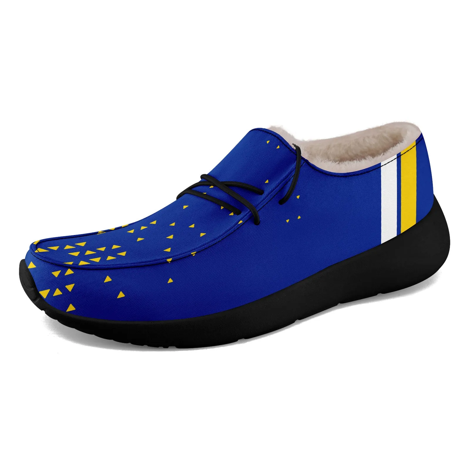 Custom Blue Yellow Los Angeles Shoes Personalized Sneaker FN042-D020279-15