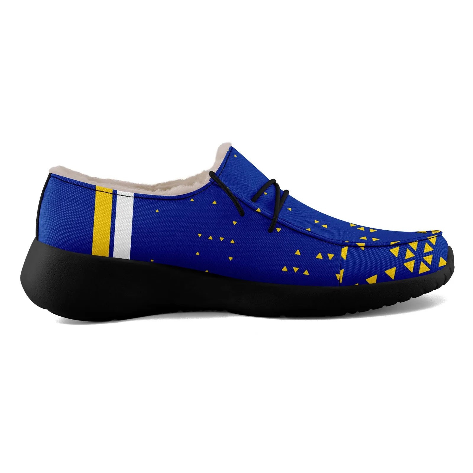 Custom Blue Yellow Los Angeles Shoes Personalized Sneaker FN042-D020279-15