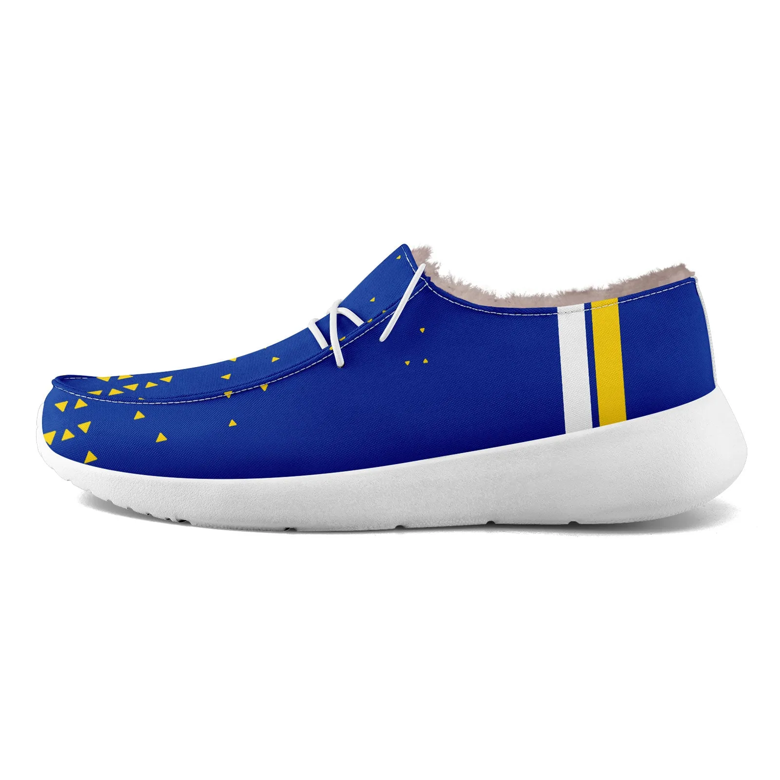 Custom Blue Yellow Los Angeles Shoes Personalized Sneaker FN042-D020279-15