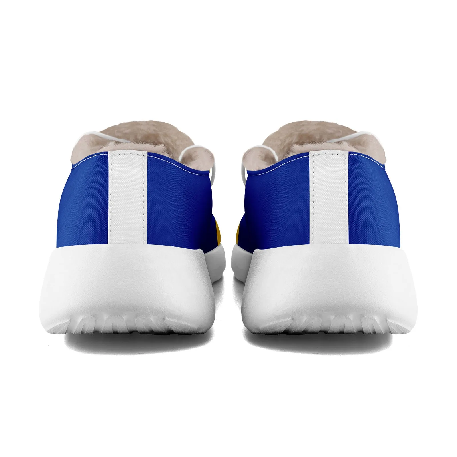 Custom Blue Yellow Los Angeles Shoes Personalized Sneaker FN042-D020279-15