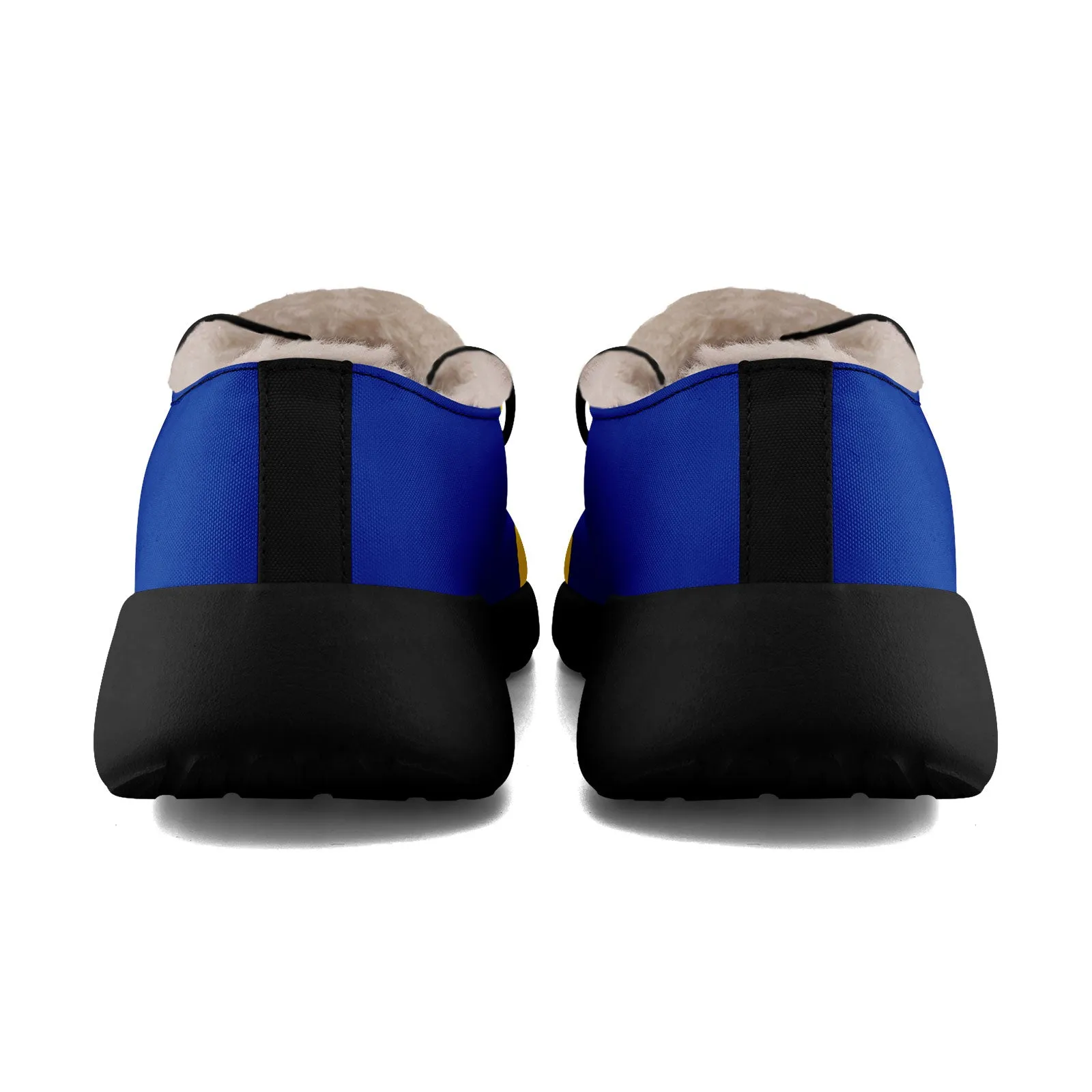 Custom Blue Yellow Los Angeles Shoes Personalized Sneaker FN042-D020279-15