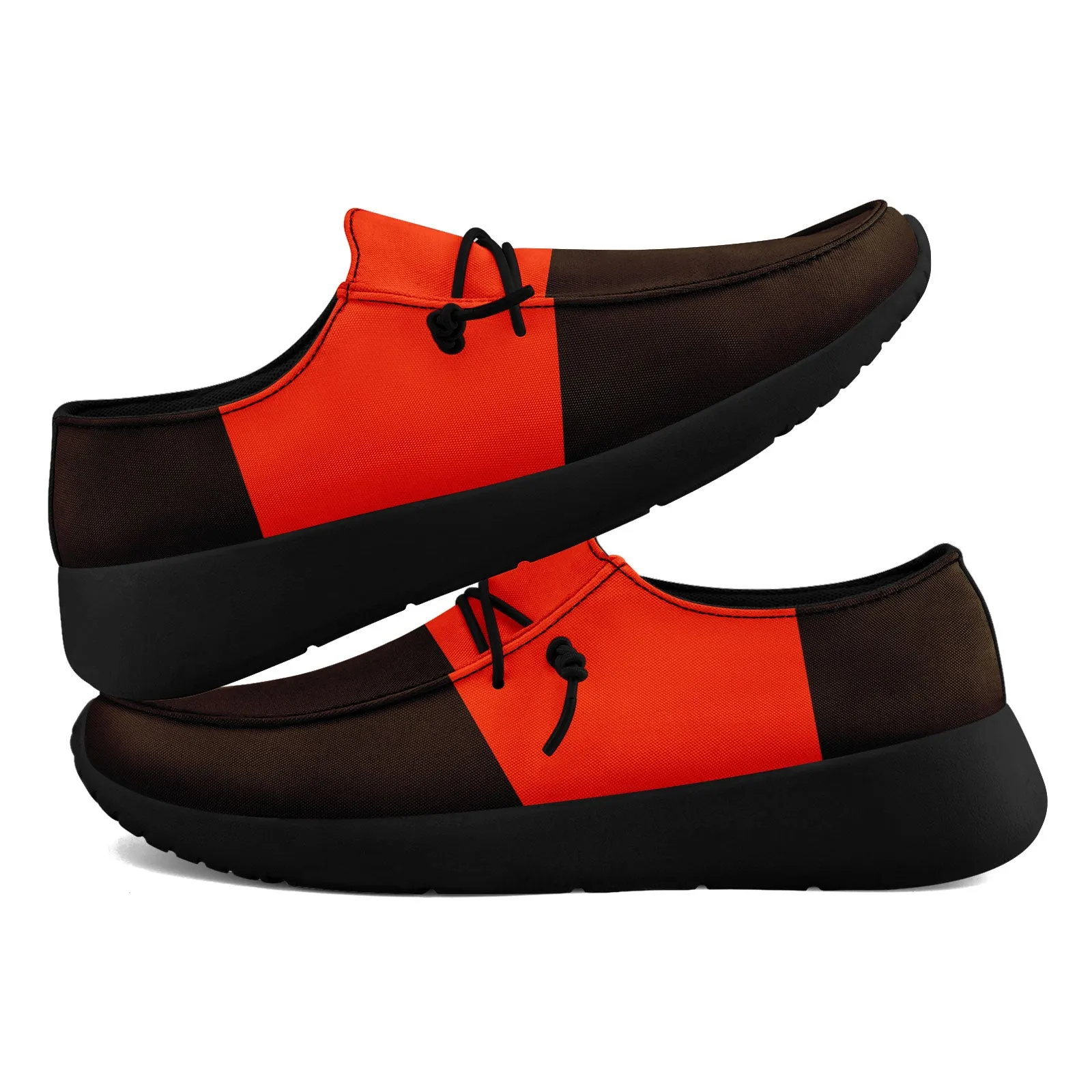 Custom Cleveland Brown Orange Shoes Personalized Sneaker FN018-D020278-8