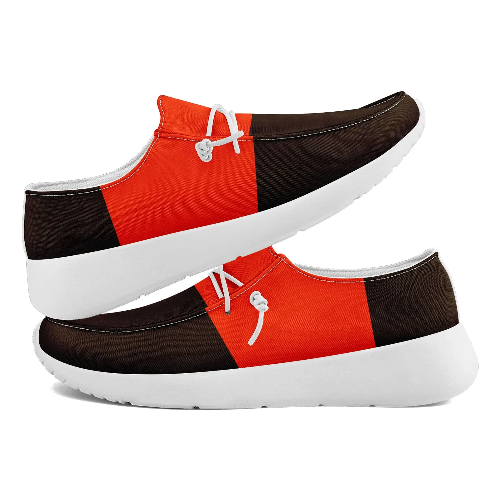 Custom Cleveland Brown Orange Shoes Personalized Sneaker FN018-D020278-8