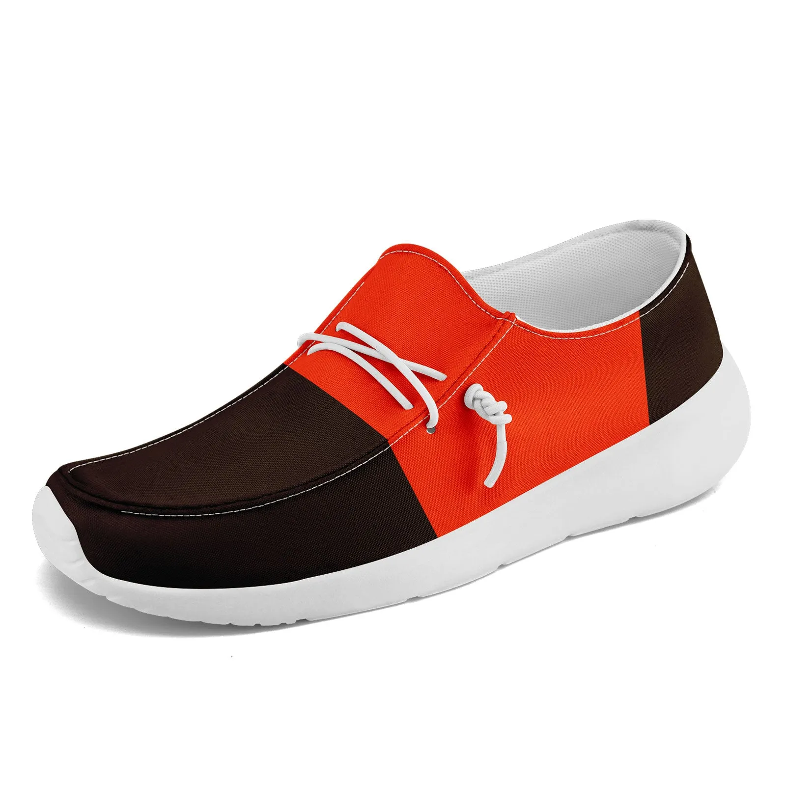 Custom Cleveland Brown Orange Shoes Personalized Sneaker FN018-D020278-8
