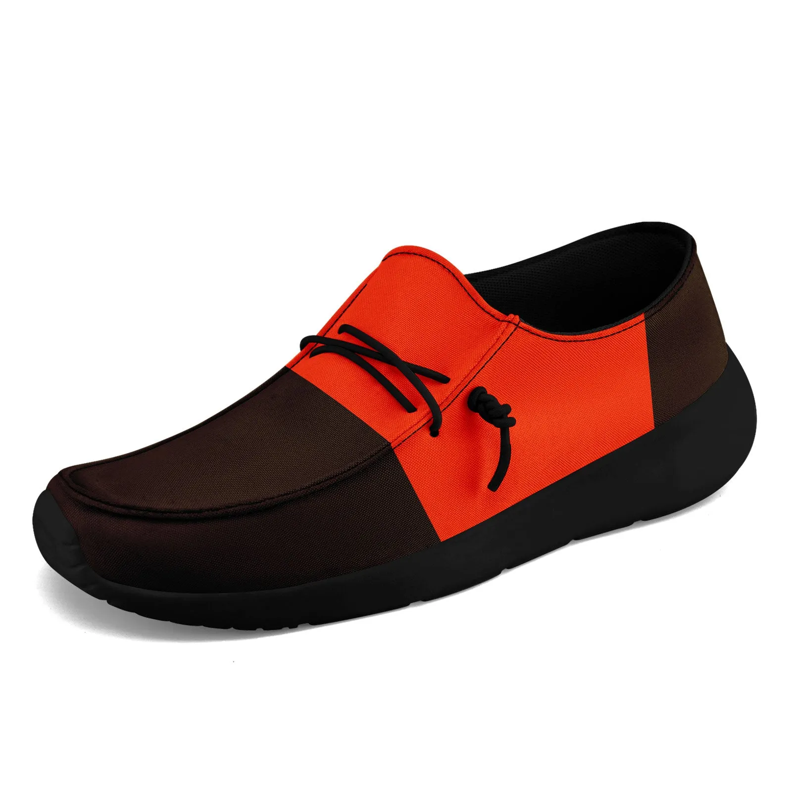 Custom Cleveland Brown Orange Shoes Personalized Sneaker FN018-D020278-8
