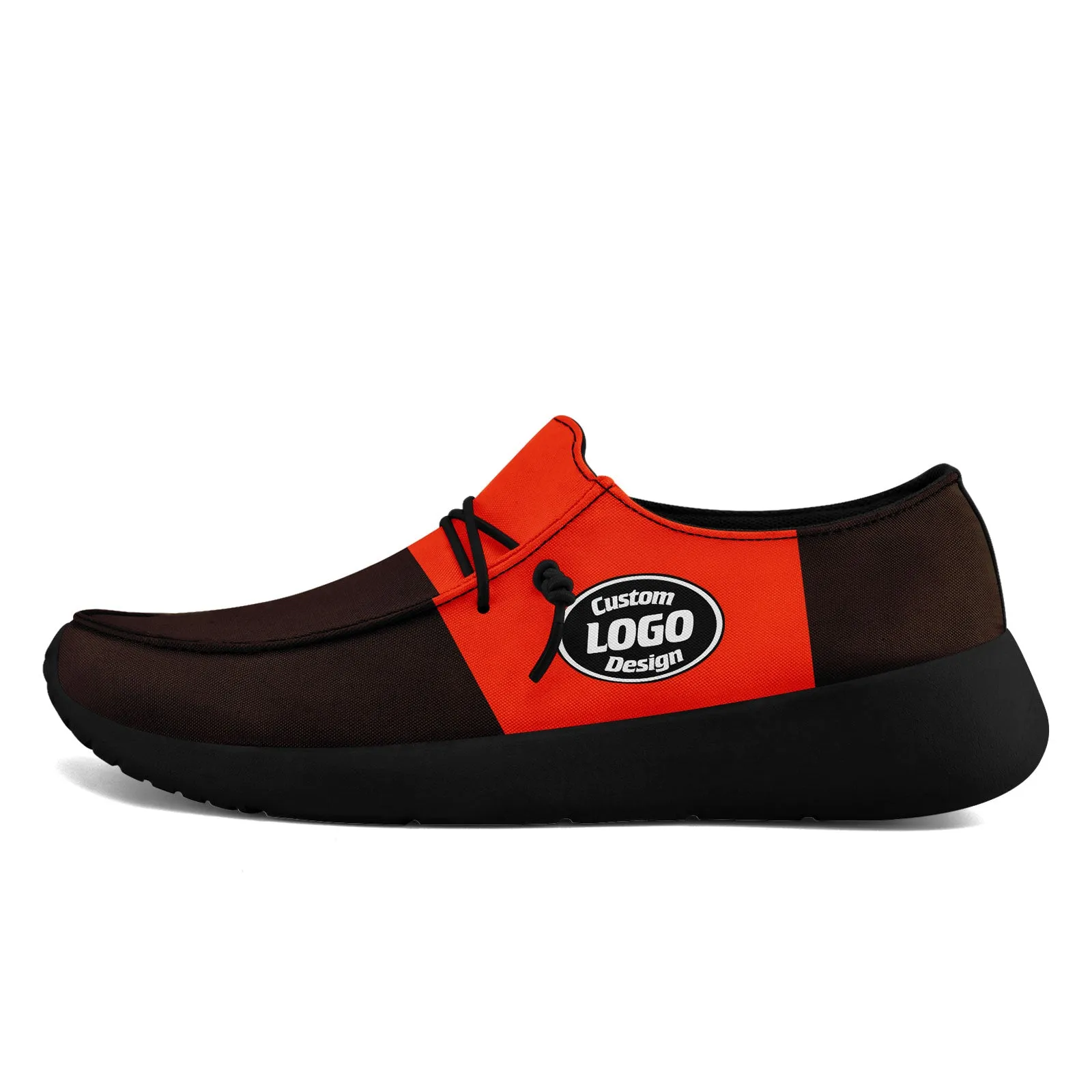 Custom Cleveland Brown Orange Shoes Personalized Sneaker FN018-D020278-8