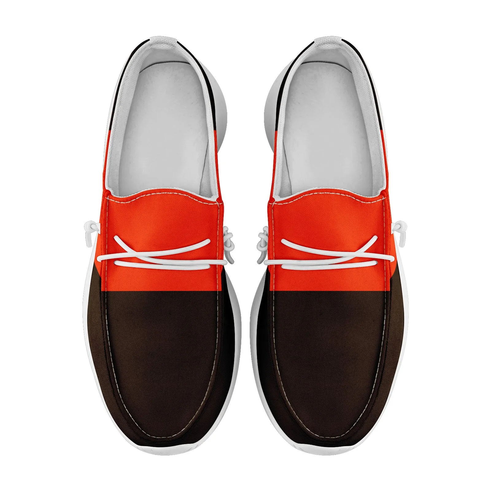 Custom Cleveland Brown Orange Shoes Personalized Sneaker FN018-D020278-8