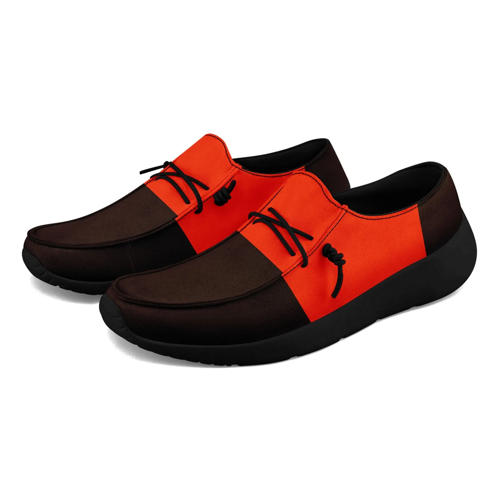 Custom Cleveland Brown Orange Shoes Personalized Sneaker FN018-D020278-8