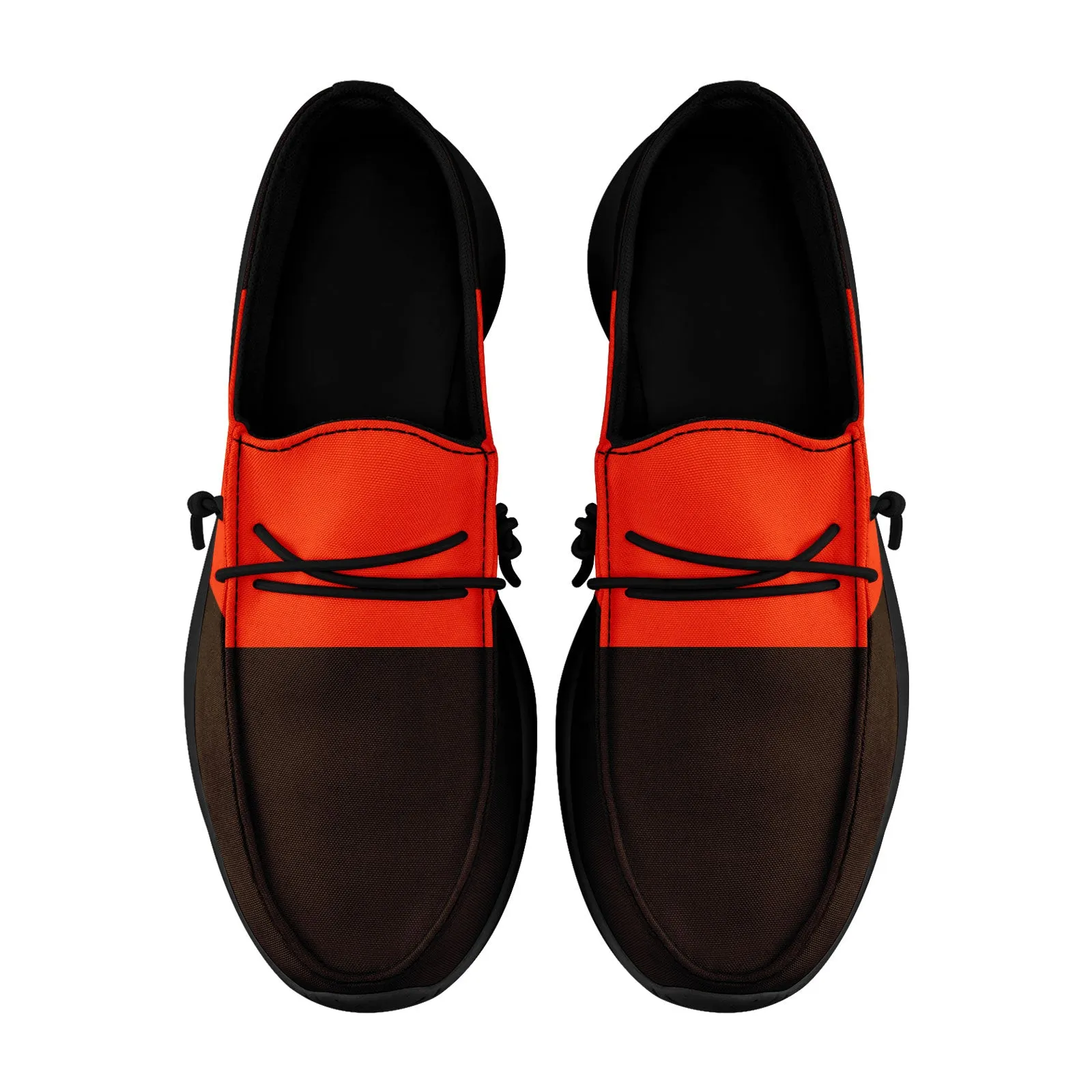 Custom Cleveland Brown Orange Shoes Personalized Sneaker FN018-D020278-8
