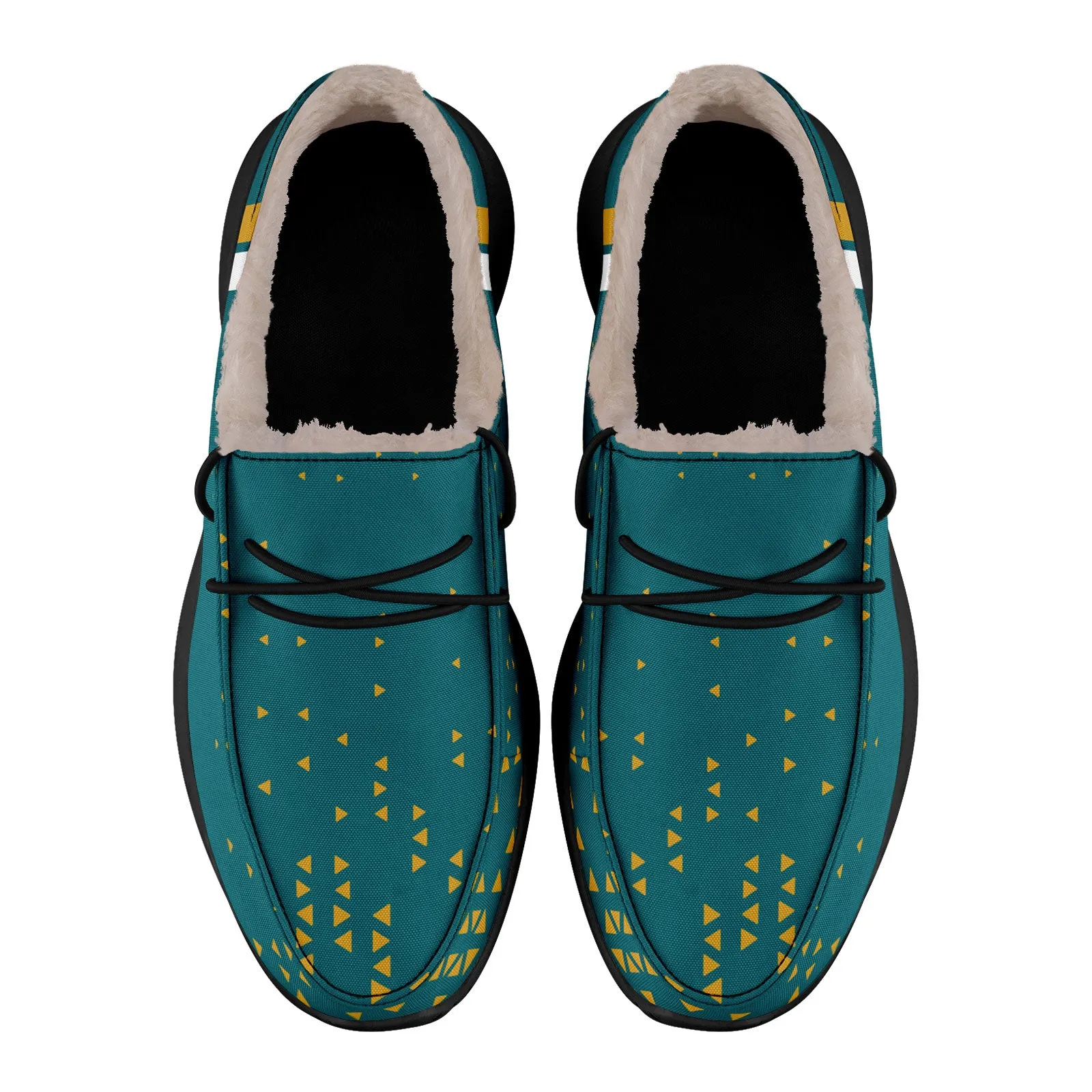 Custom Green Yellow Jacksonville Shoes Personalized Sneaker FN042-D020279-16