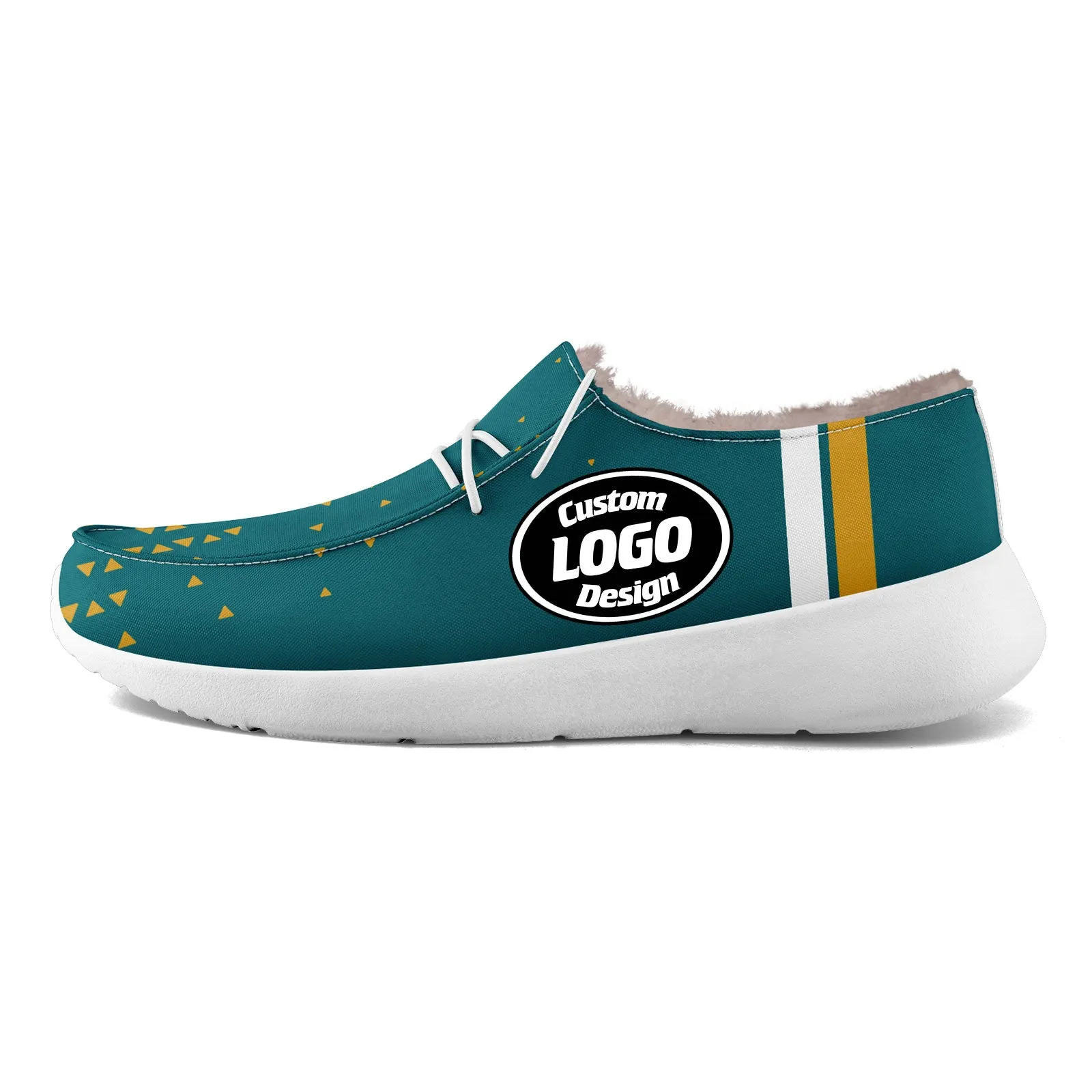 Custom Green Yellow Jacksonville Shoes Personalized Sneaker FN042-D020279-16