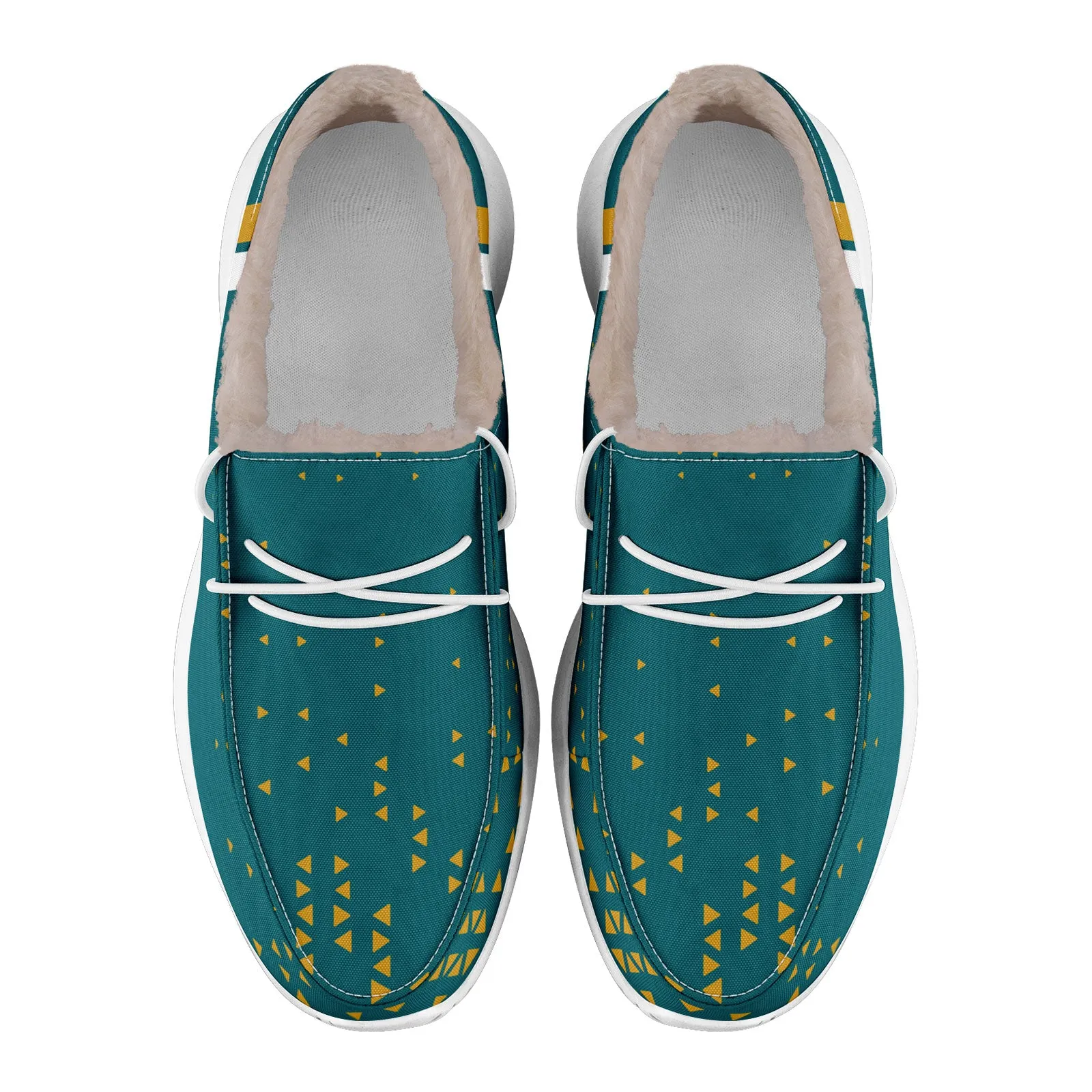 Custom Green Yellow Jacksonville Shoes Personalized Sneaker FN042-D020279-16