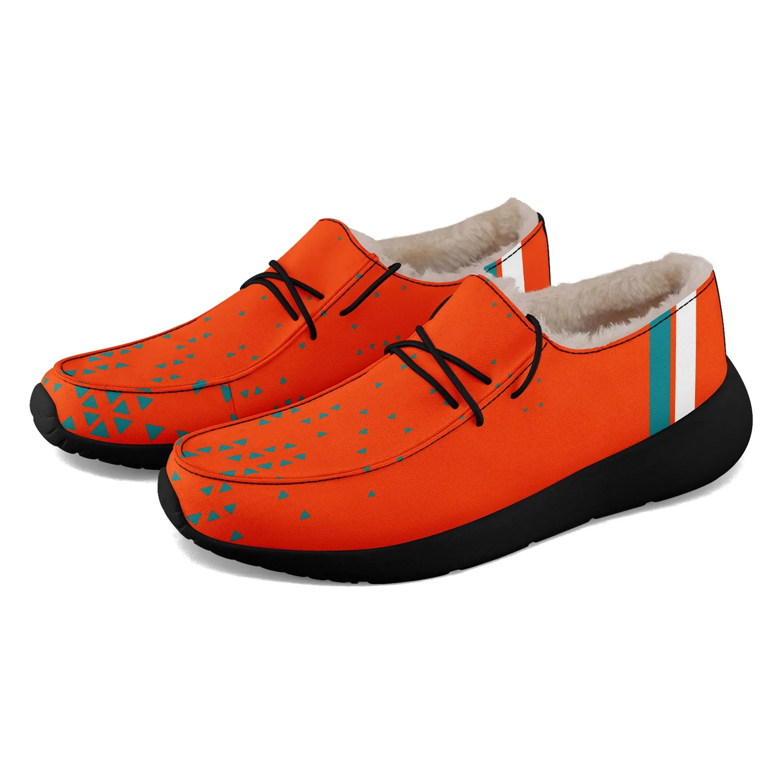 Custom Orange Green Miami Shoes Personalized Sneaker FN042-D020279-24
