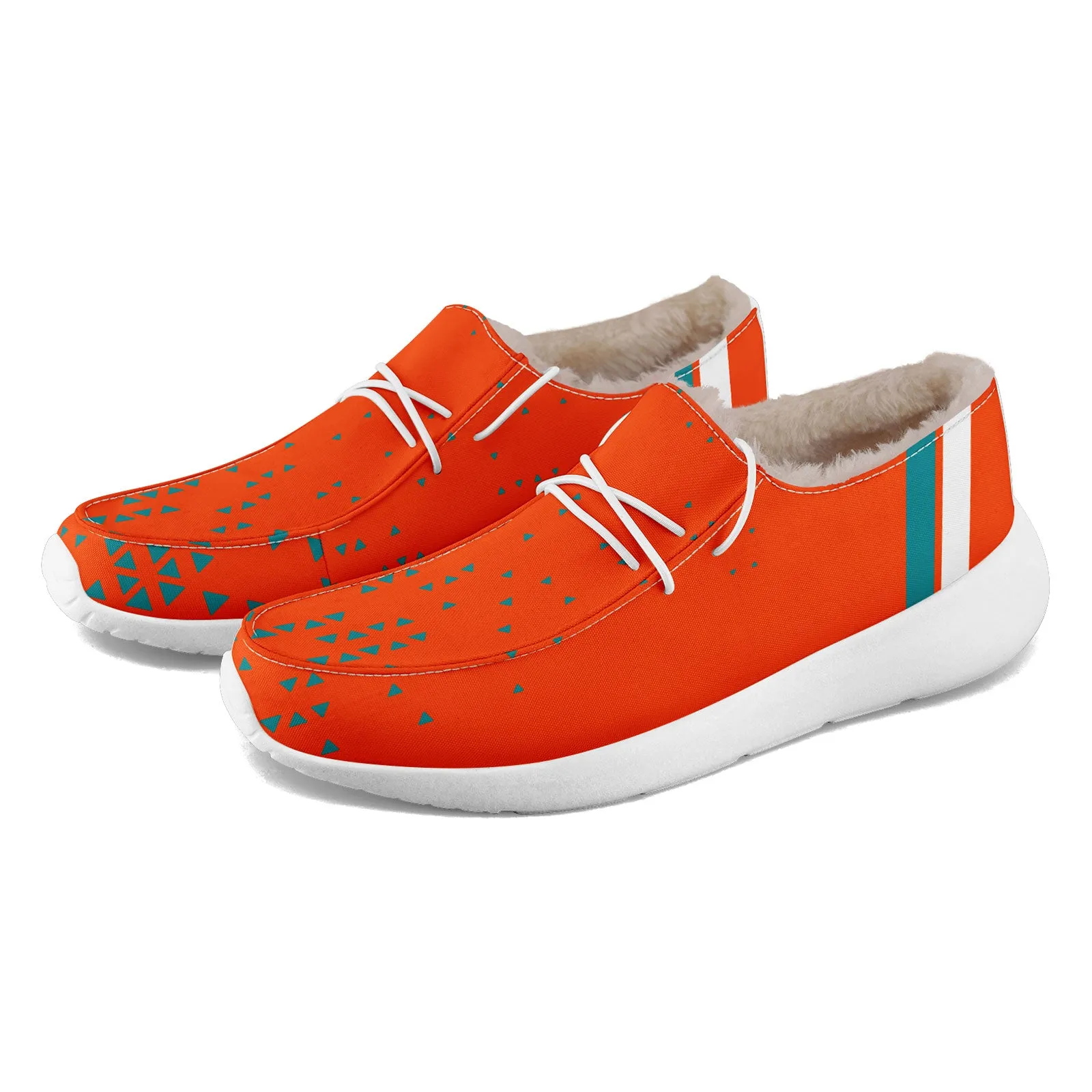 Custom Orange Green Miami Shoes Personalized Sneaker FN042-D020279-24